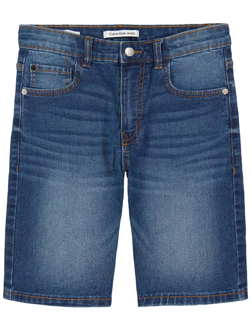 Jeans Azul Corto Para Niño