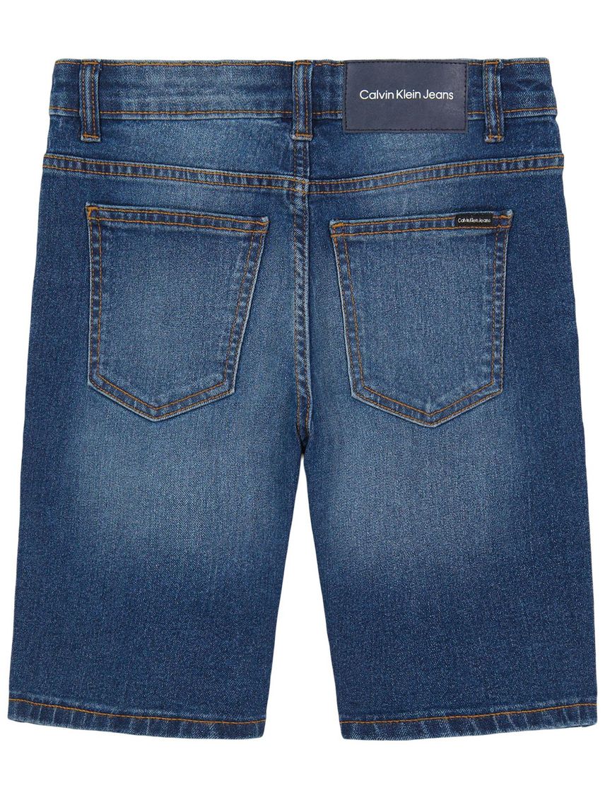 Jeans Azul Corto Para Niño