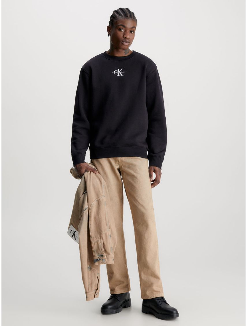 Saco Negro Con Monograma