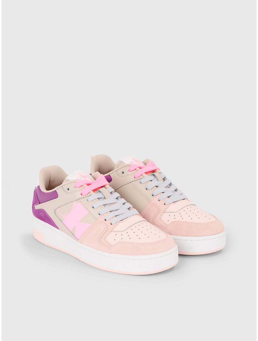 Tenis rosado basket de ante