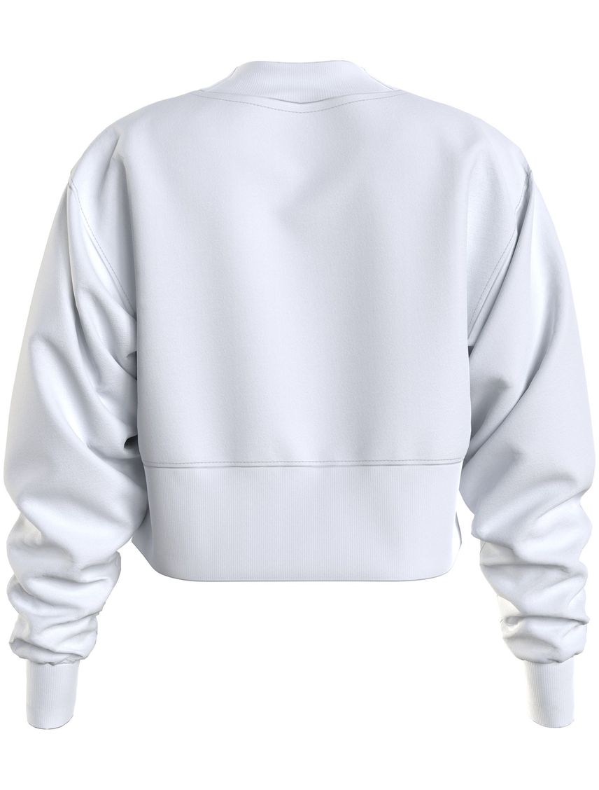 Saco Blanco Oversize En Algodón Orgánico Para Mujer