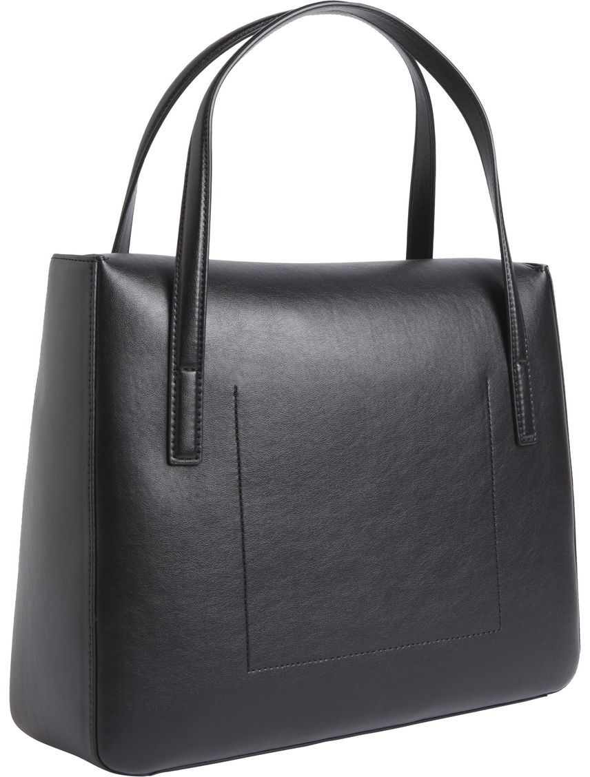 Bolso negro shopper soft sculpt