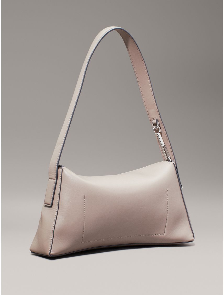 Bolso gris de hombro soft sculpt