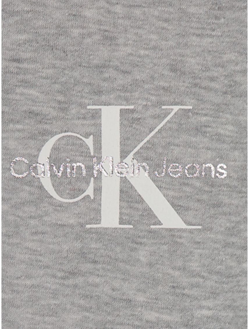 Pantalónes De Chándal Con Logo Monograma Gris Calvin Klein Niña