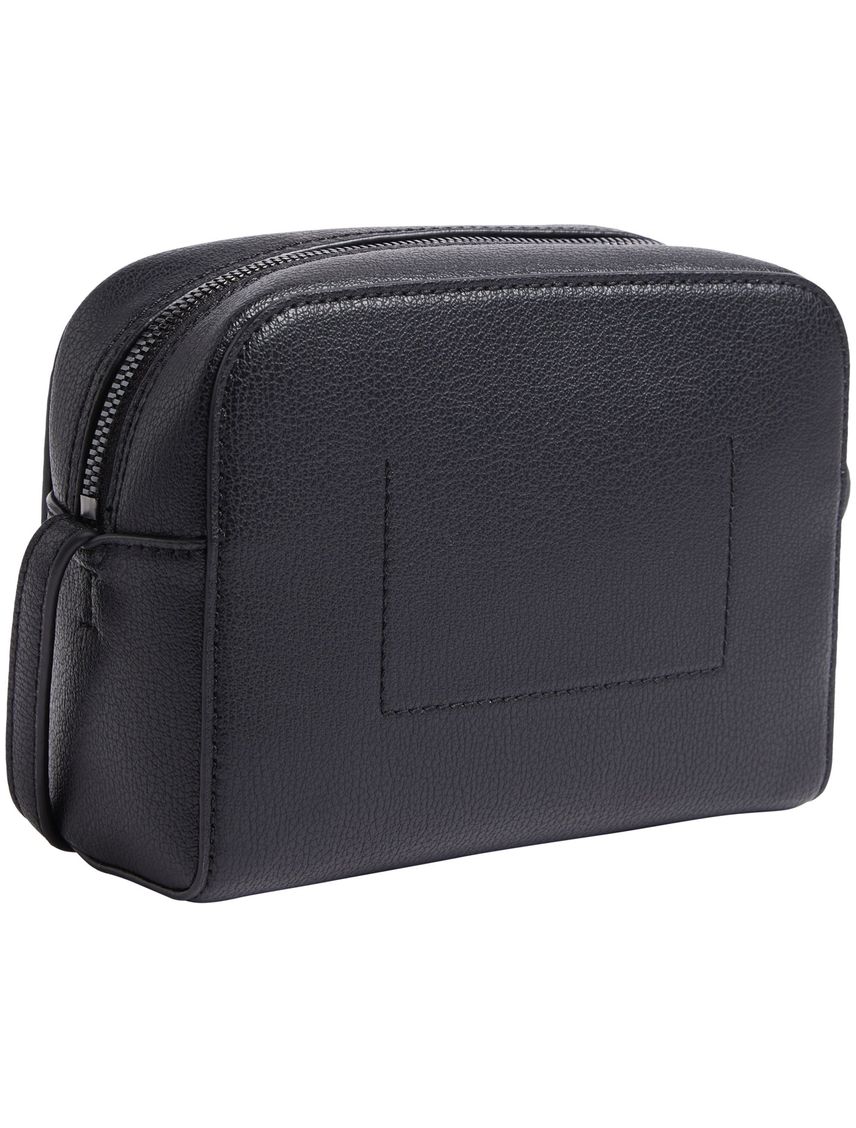 Bolso negro cruzado minimal monogram