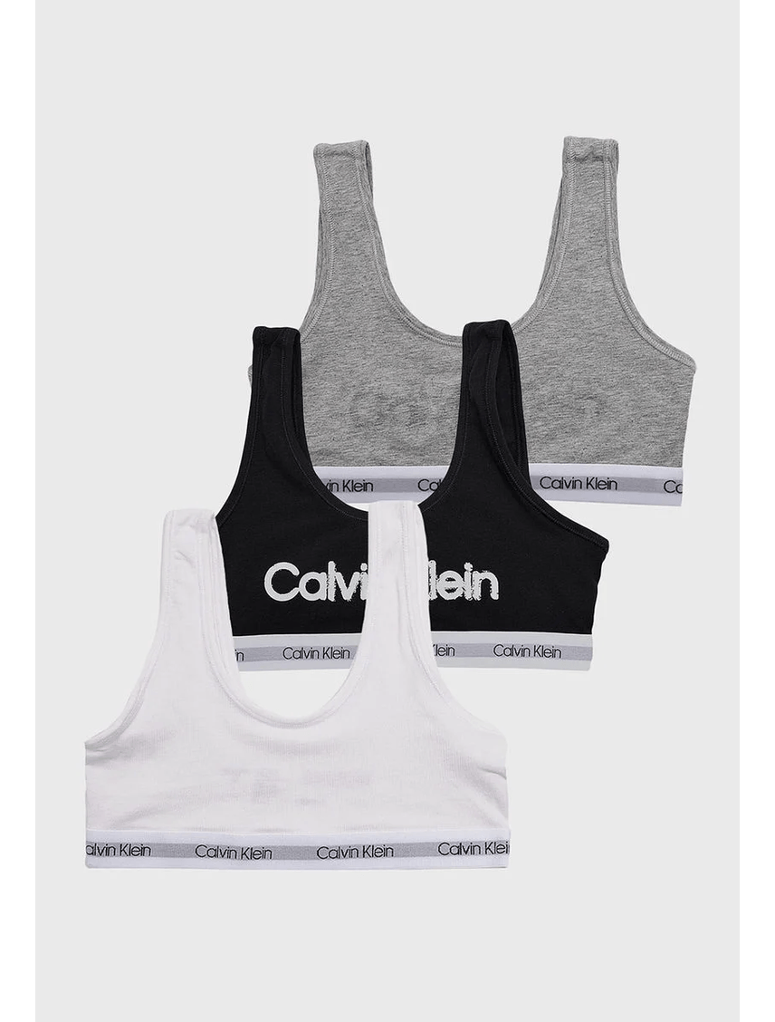 Brassier 3 Piezas Niña Calvin Klein Multicolor