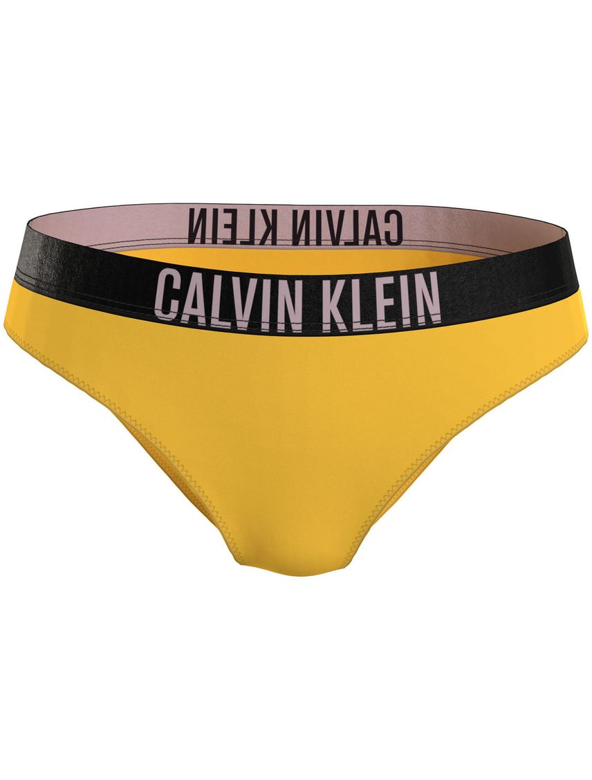 Bottom Vestido de Baño Amarillo Clásica Para Mujer