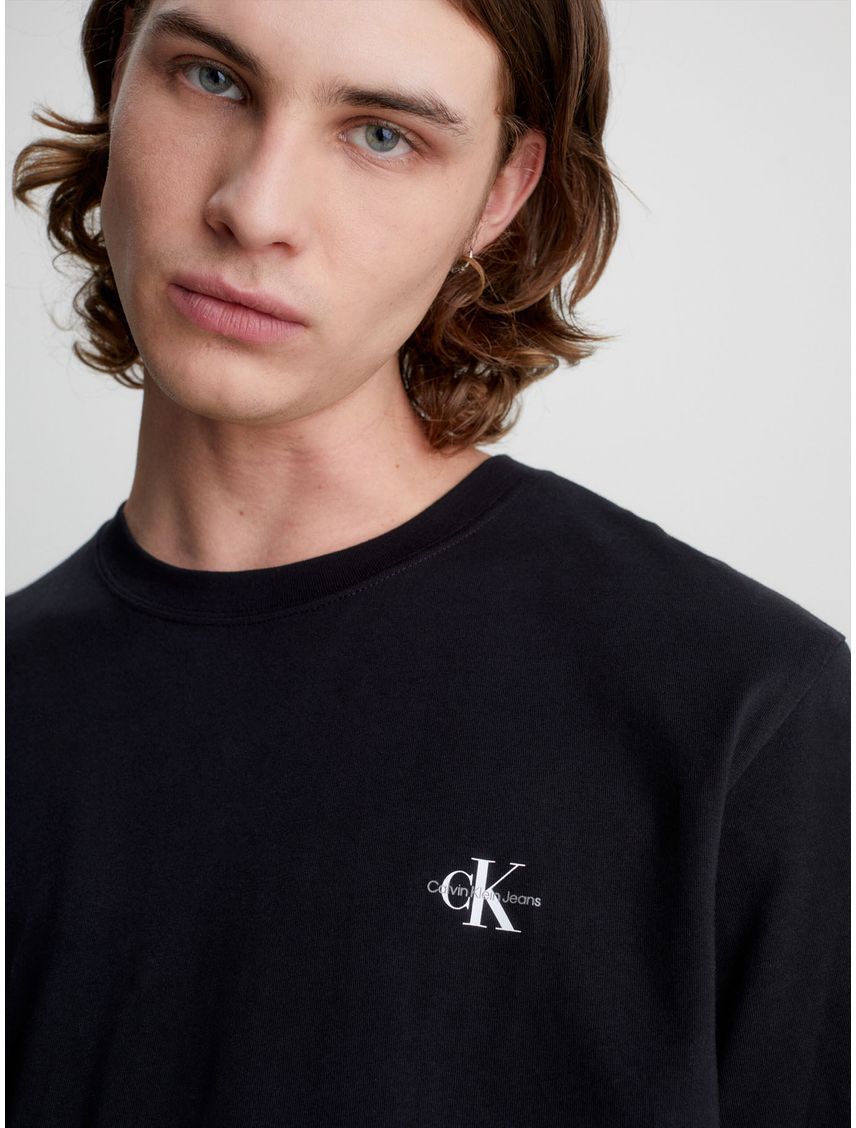 Paquete negro de 2 camisetas de algodón
