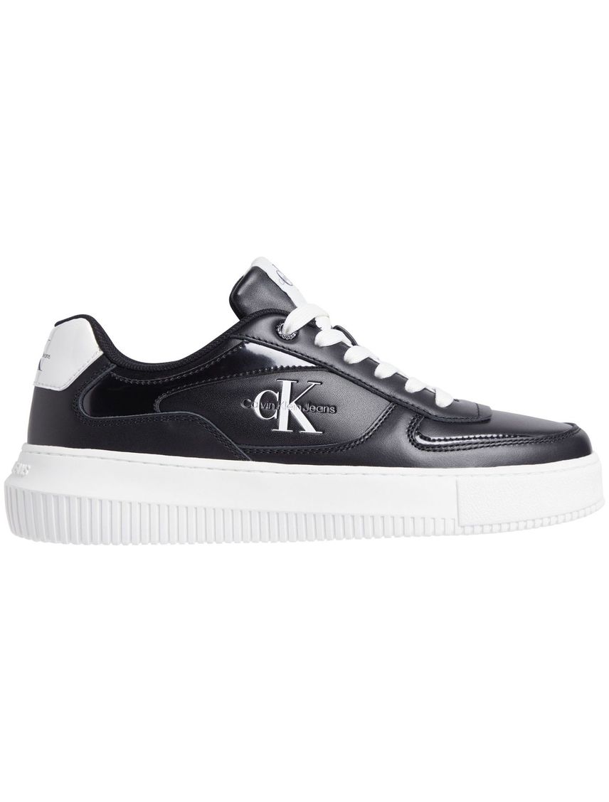 Tenis multicolor chunky cupsole de cuero