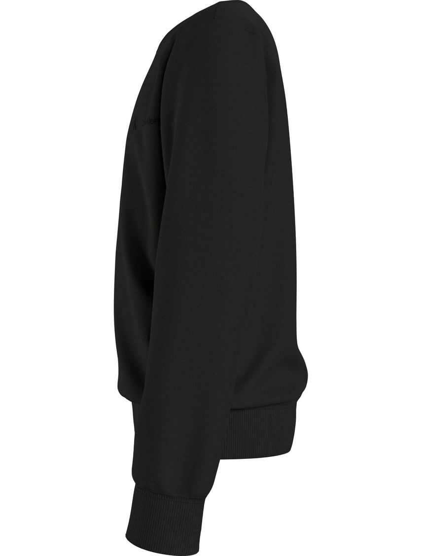 Buzo negro negro regular con estilo minimalista para niño
