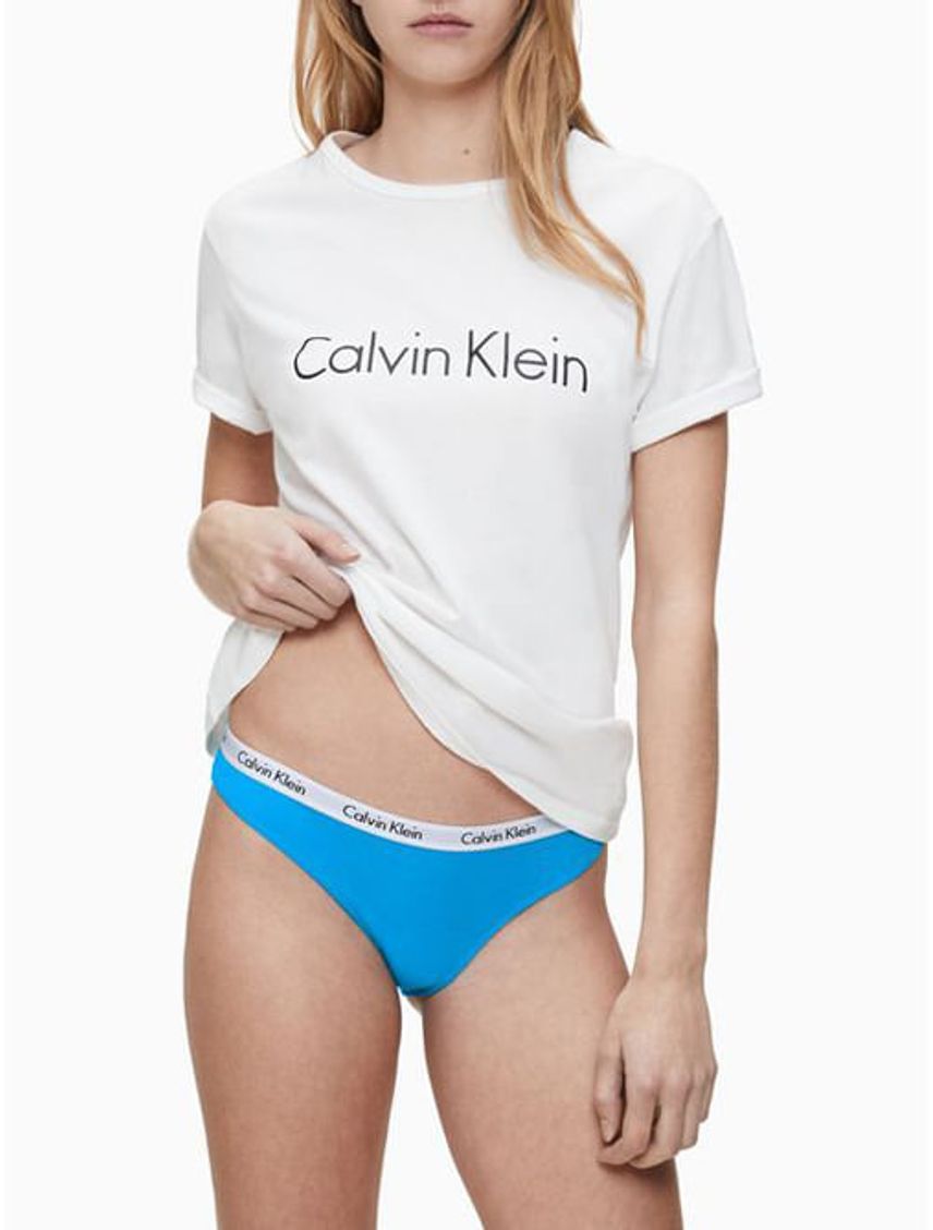 Pantie Azul Tipo Bikini En Algodón Para Mujer