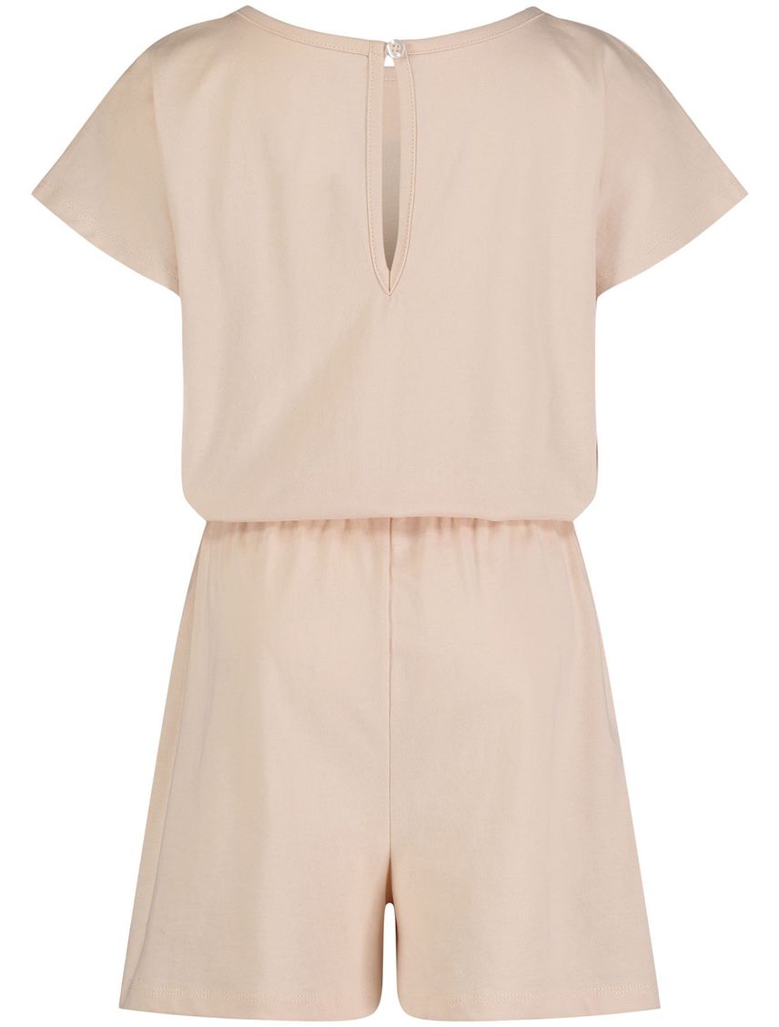 Enterizo Con Pantalón Corto Beige Para Niña
