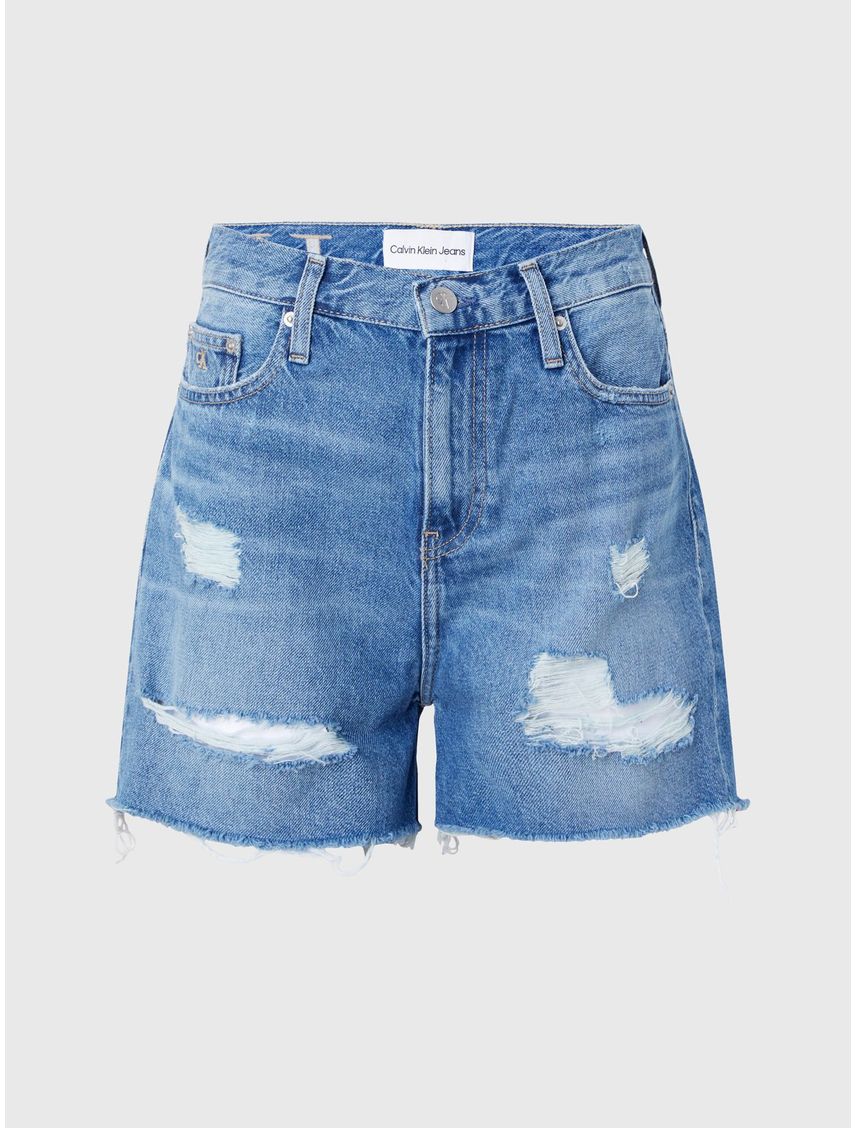 Pantalón Corto Azul Calvin Klein Mujer