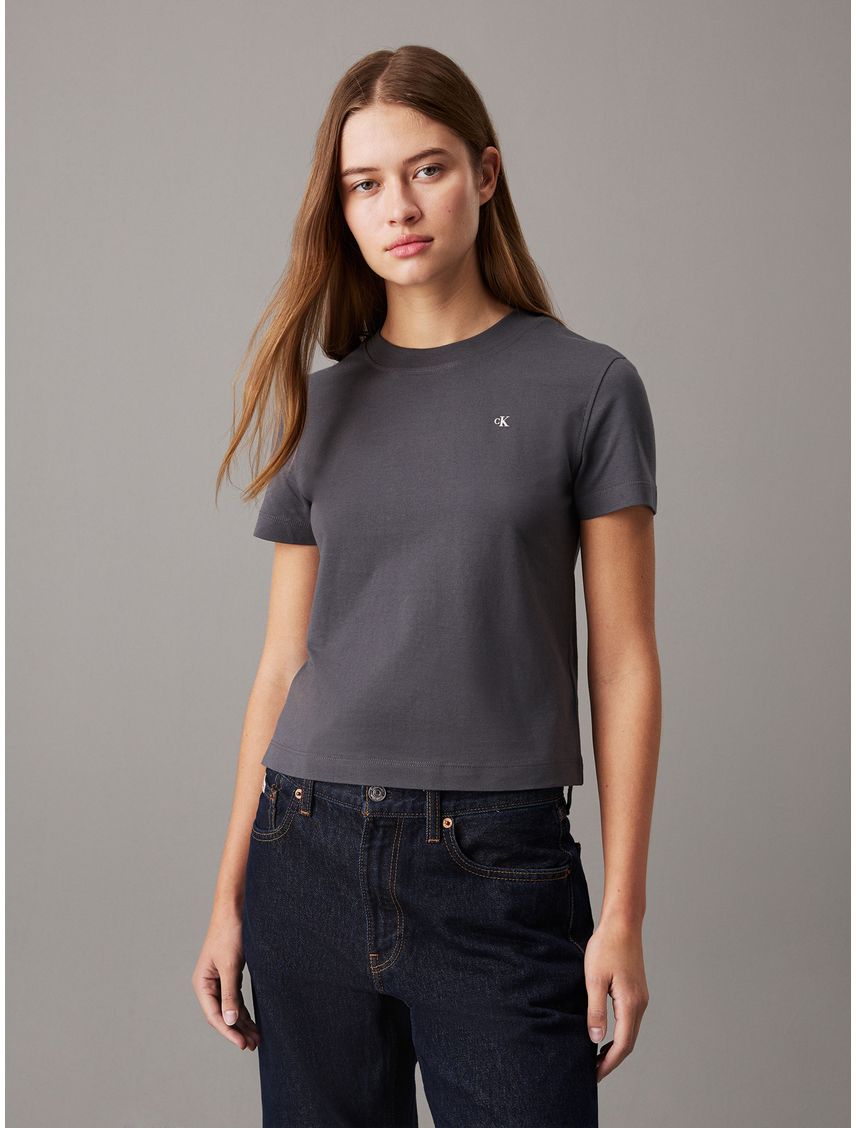 Camiseta negra relaxed con estampado en la espalda