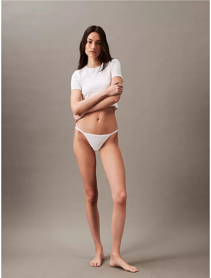 Pantie Blanca Tipo Tanga - Ideal Cotton