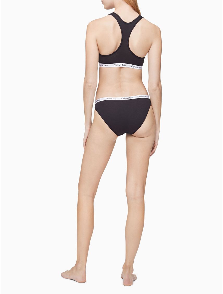 Panties Negro Algodón Bikini Mujer Calvin Klein