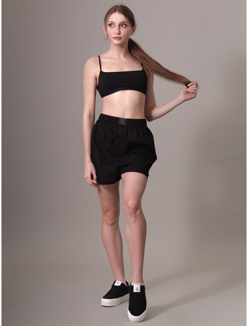Boxer negro negro woven - 1996 fashion lounge