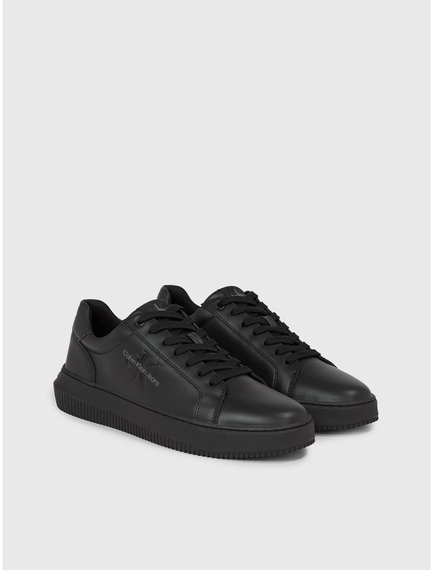 Tenis Negro Con Logo Para Hombre