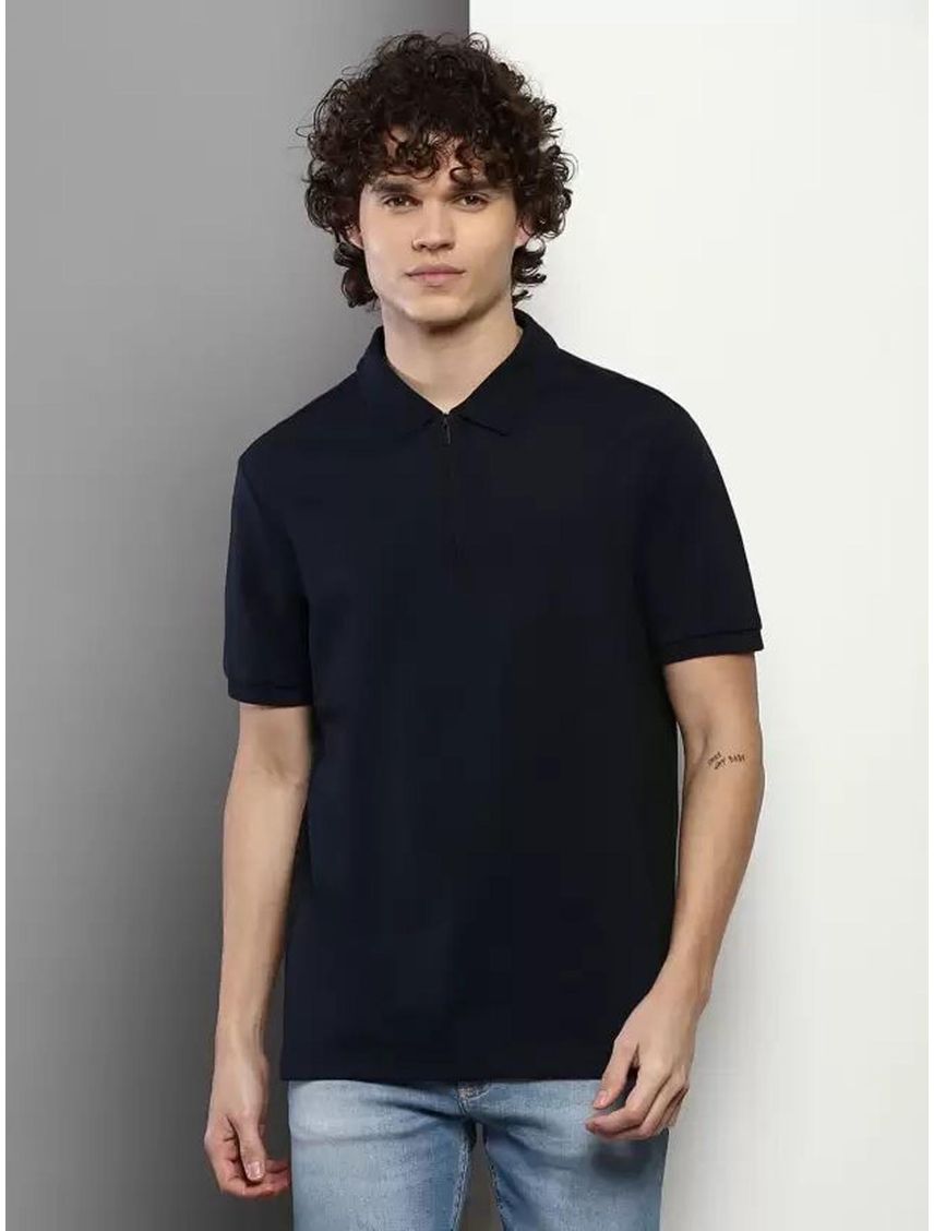 Polo De Pique Con Cremallera