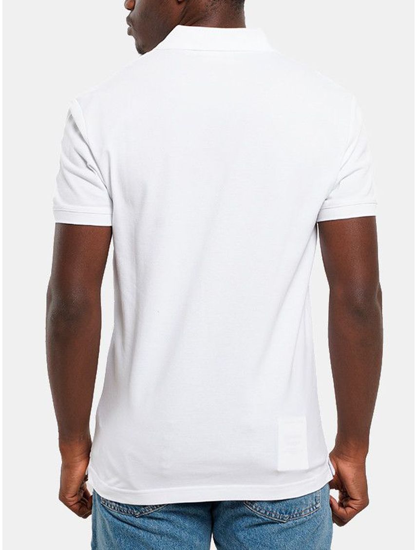 Polo blanco con monograma