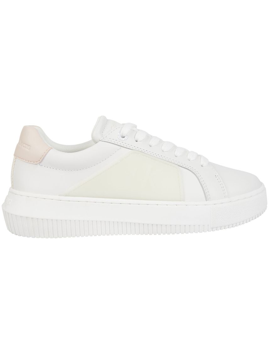 Tenis blanco chunky cupsole frosted