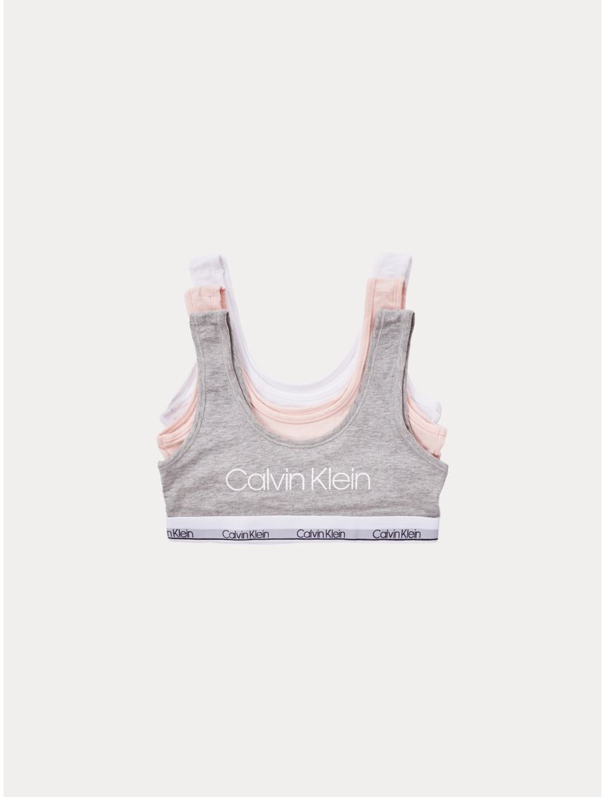 Paquete multicolor de 3 bralettes - Modern cotton para niñas
