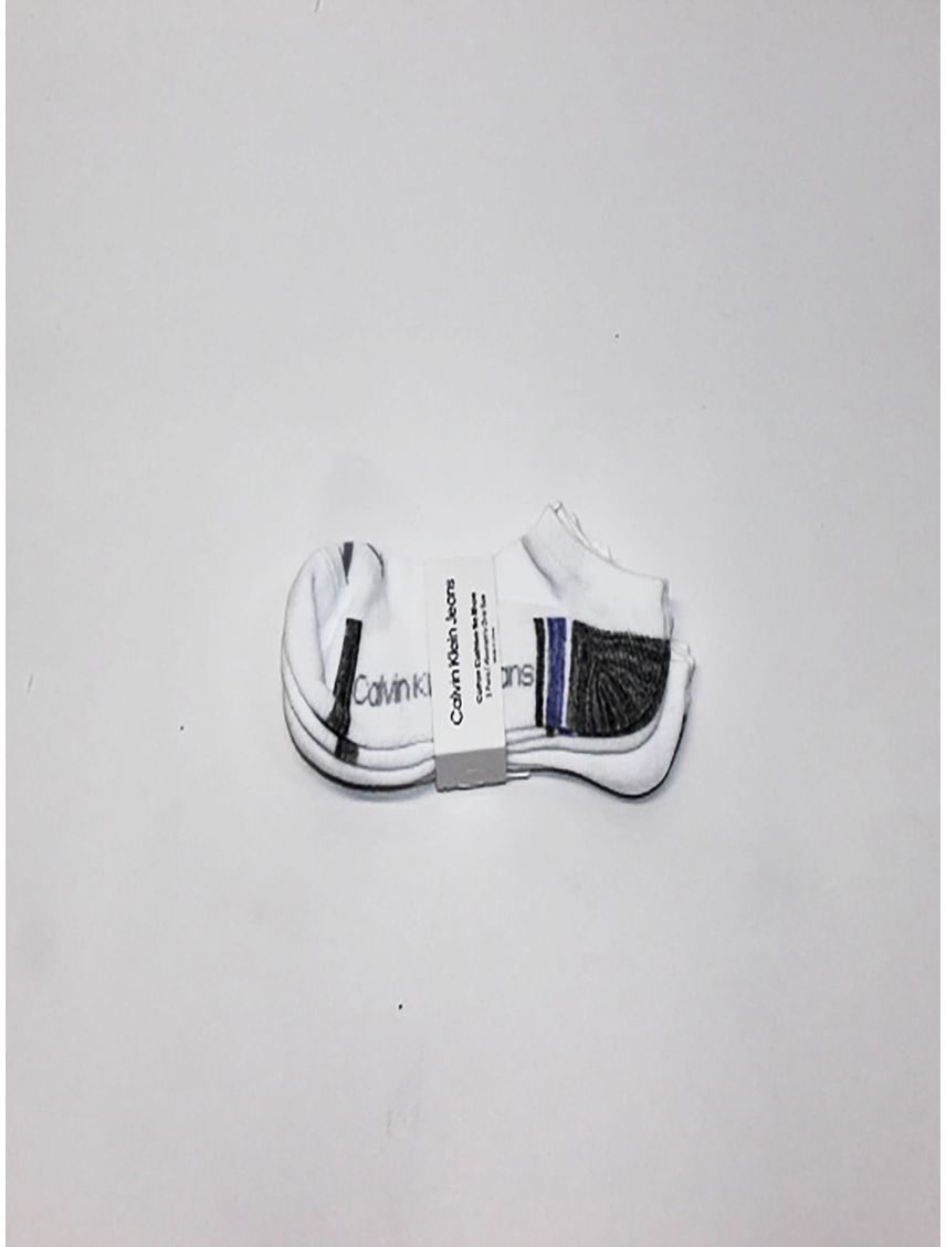 Paquete De 3 Pares Medias Con Logo Y Diseño Mujer Blanco Calvin Klein