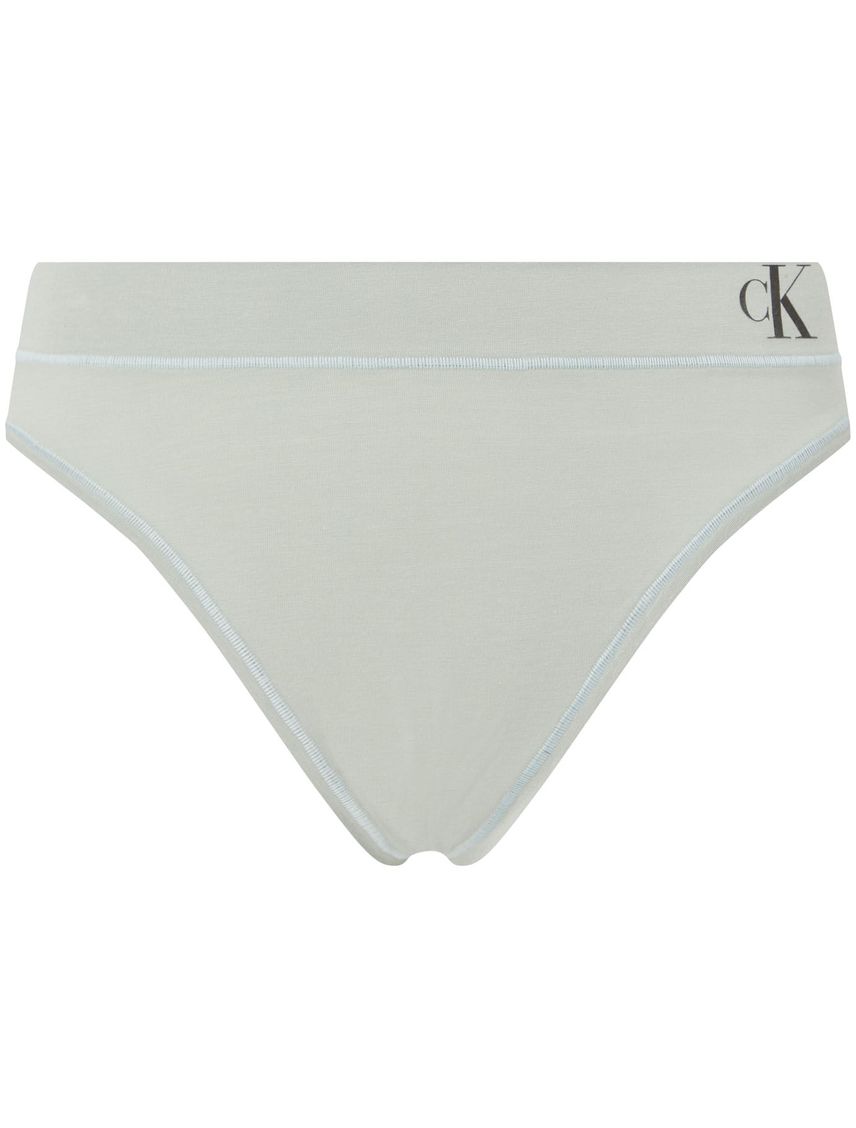 Pantie Tipo Bikini Verde Con Logo Para Mujer