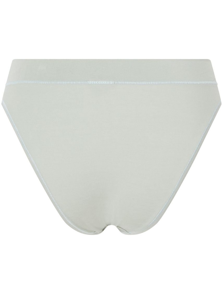 Pantie Tipo Bikini Verde Con Logo Para Mujer