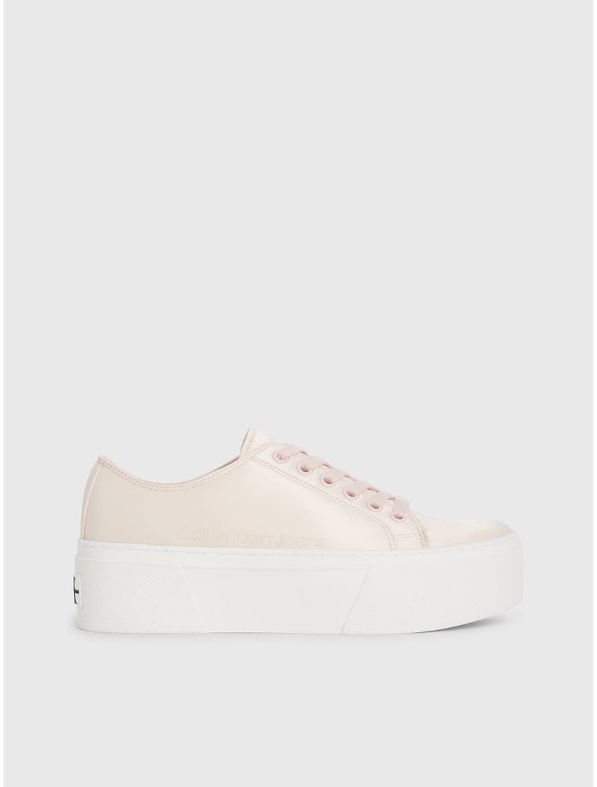 Tenis De Satén Reciclado Con Plataforma Mujer Calvin Klein