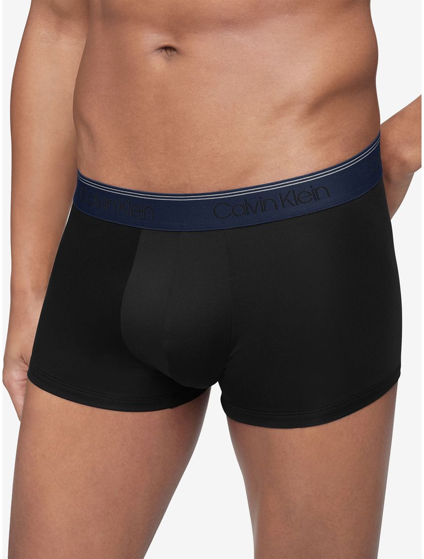 Pack De 3 Boxer Negros En Microfibra Low Rise Trunk