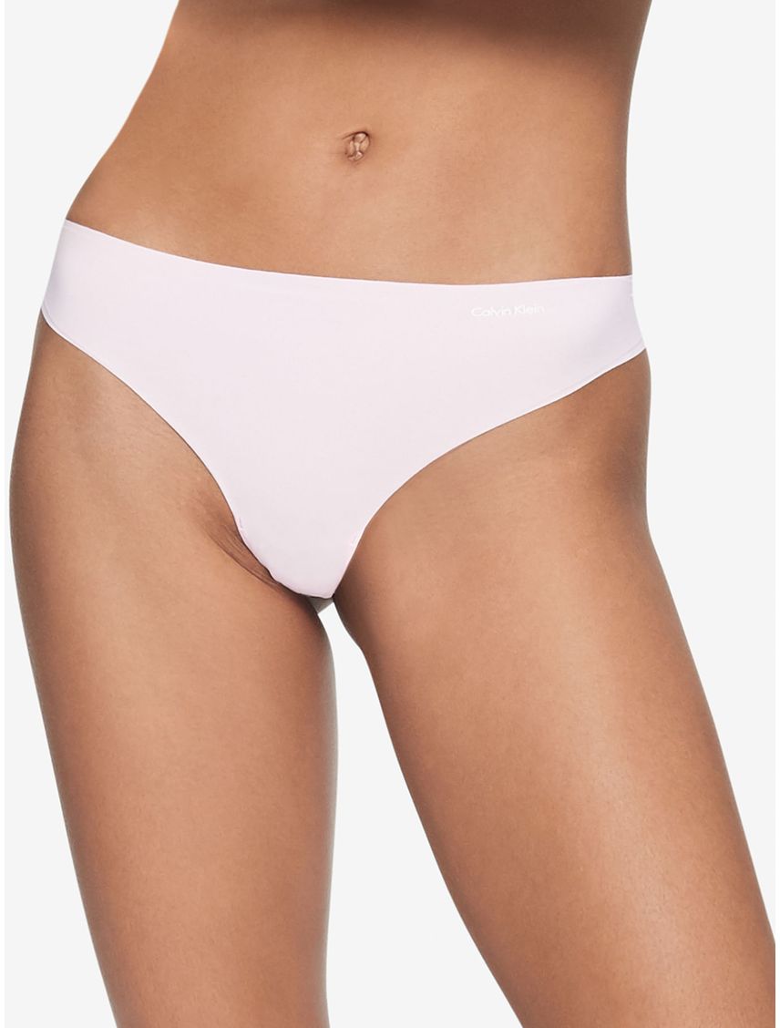 Pantie Tipo Tanga En Microfibra Rosada Para Mujer