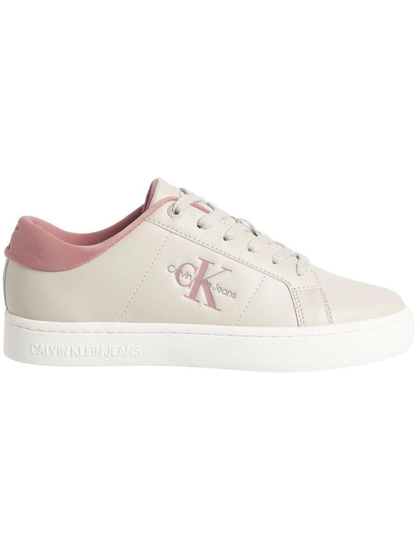 Tenis rosao classic cupsole e cuero