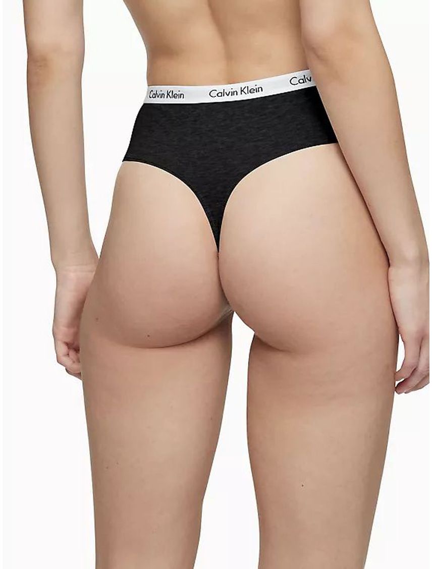 Tanga Negro De Cintura Alta Carrusel