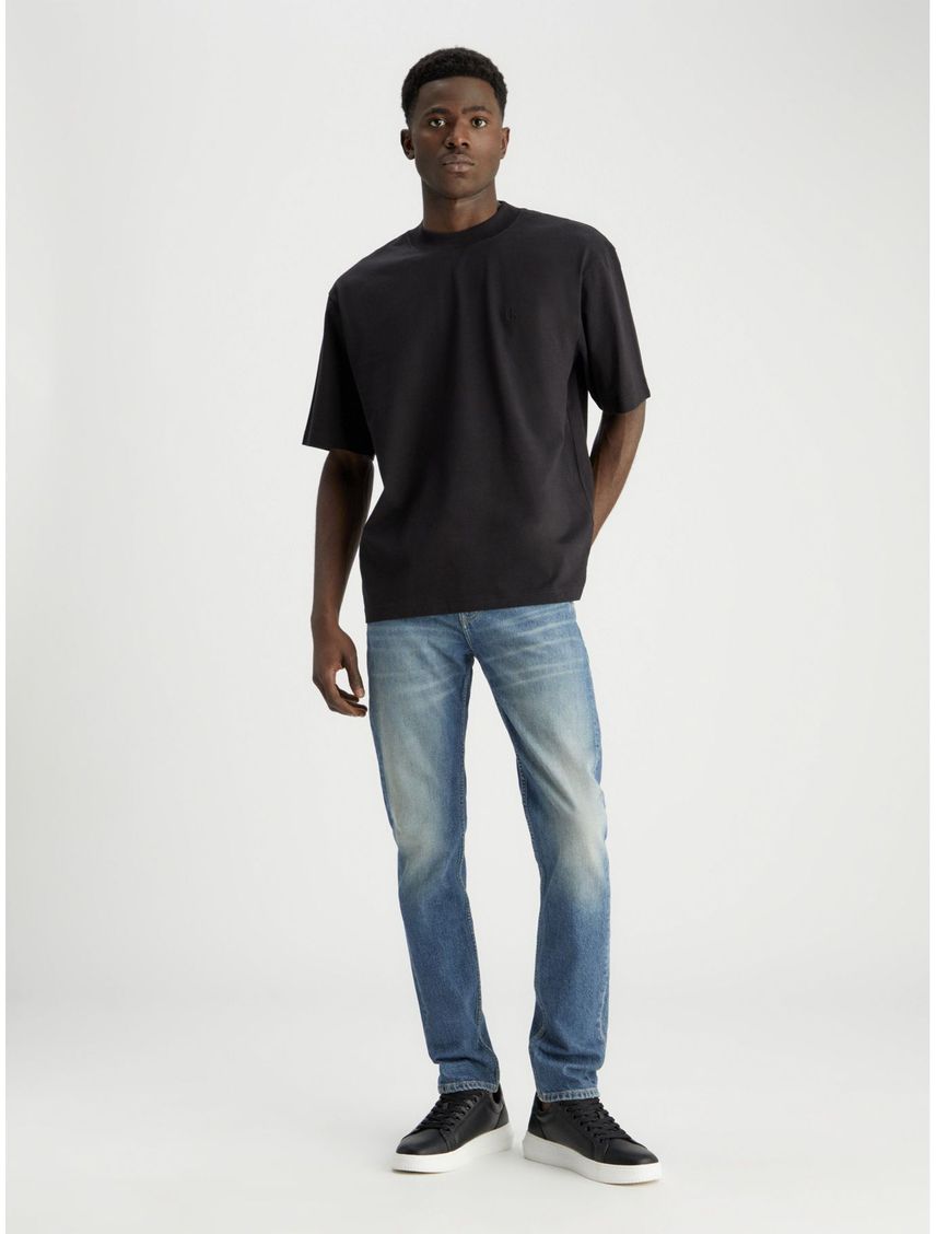 Jeans azul slim taper moerno