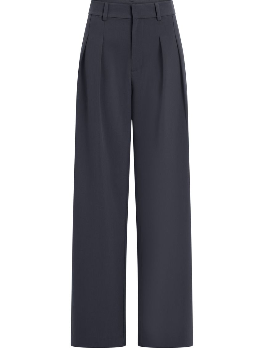 Pantalón azul tailore e pierna ancha