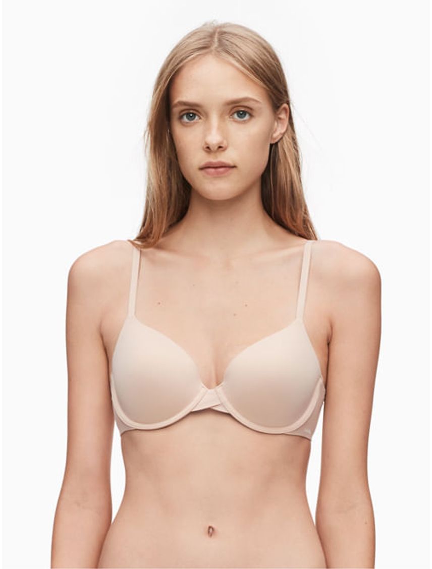 Brassier Beige Microfibra Lightly Forrada Para Mujer