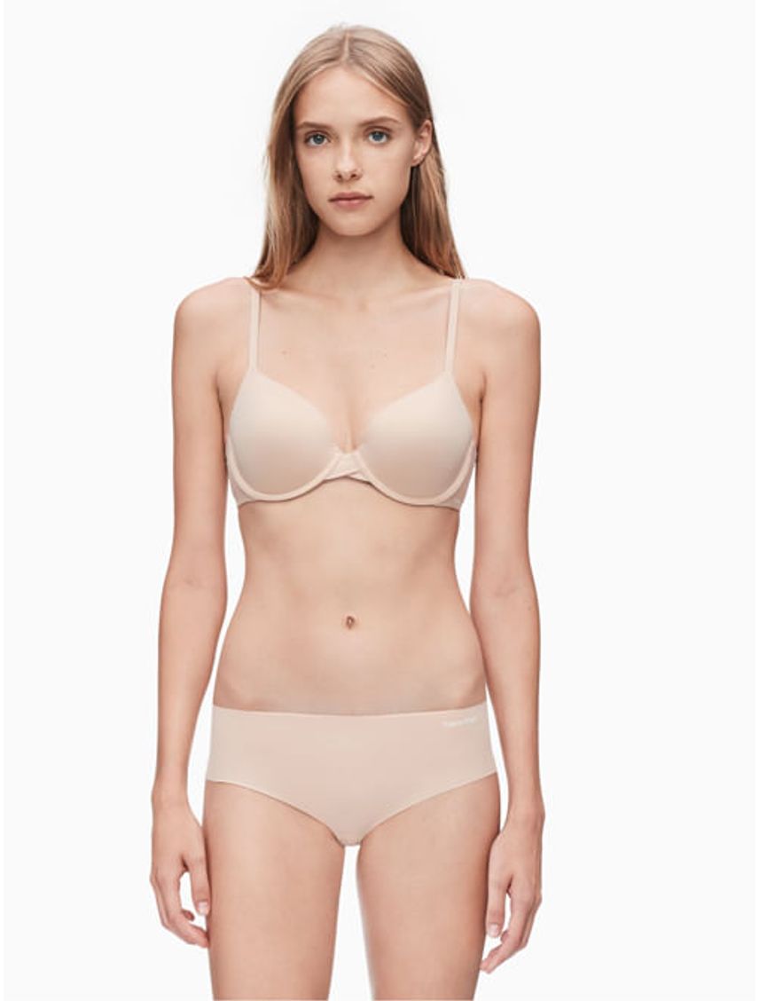 Brassier Beige Microfibra Lightly Forrada Para Mujer