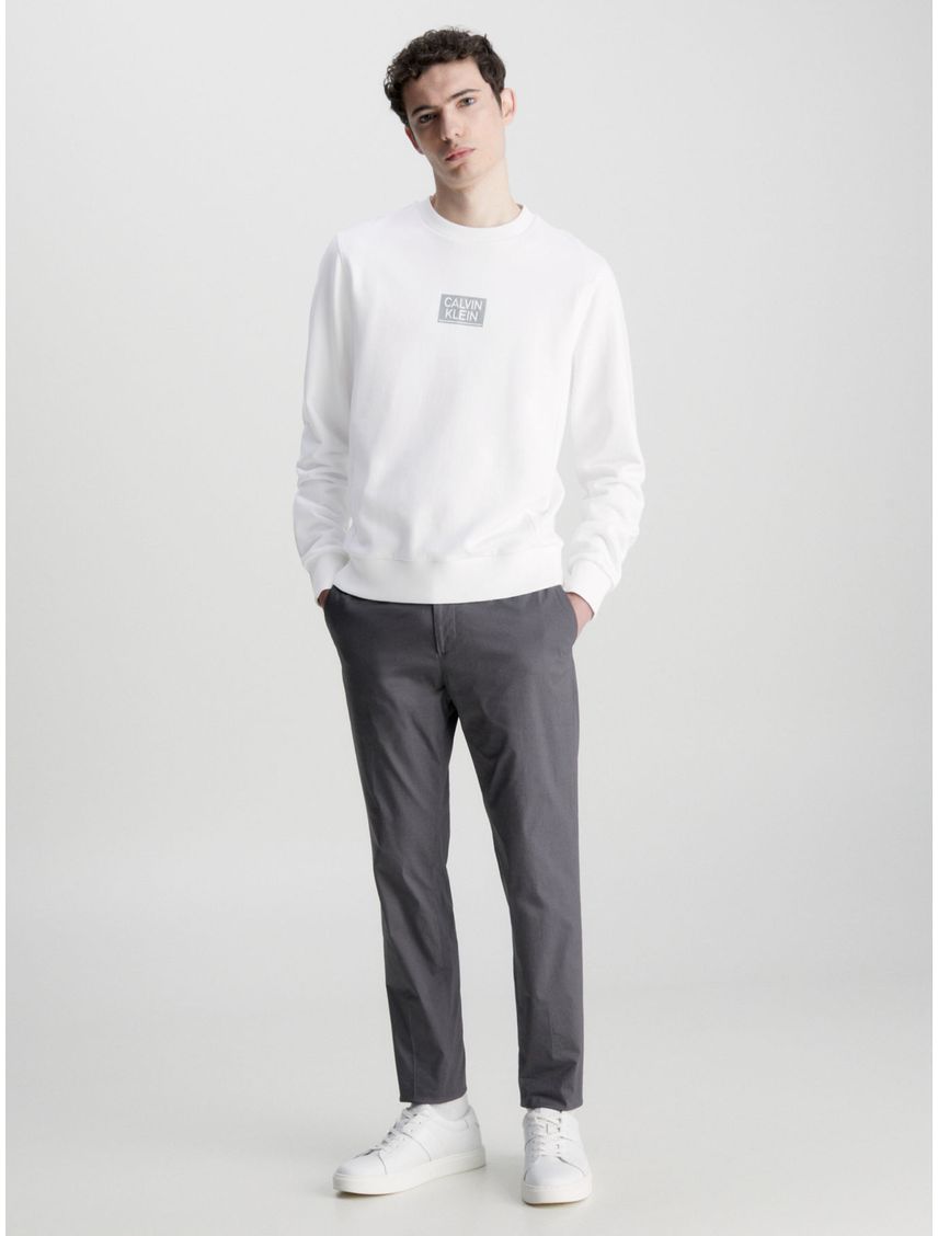 Saco De Algodón Orgánico Con Logo Blanco Calvin Kl