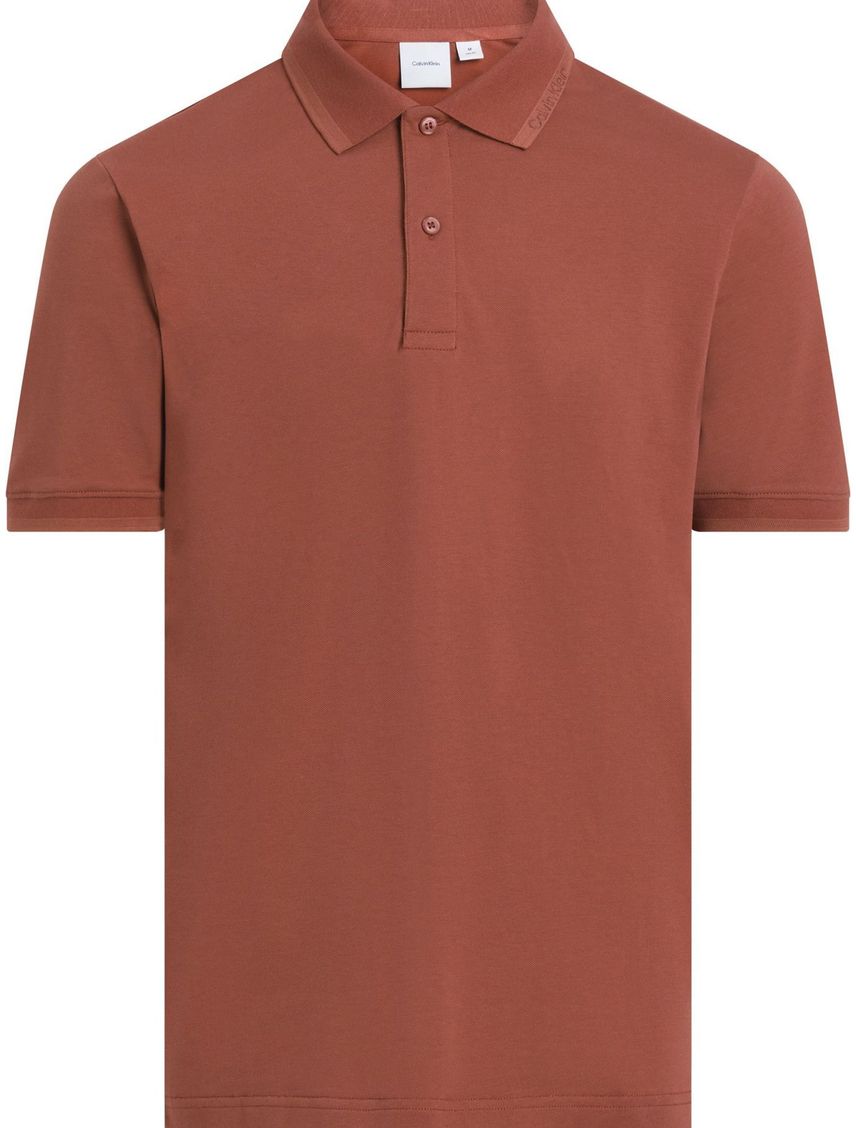 Polo rojo pique slim thermo tech