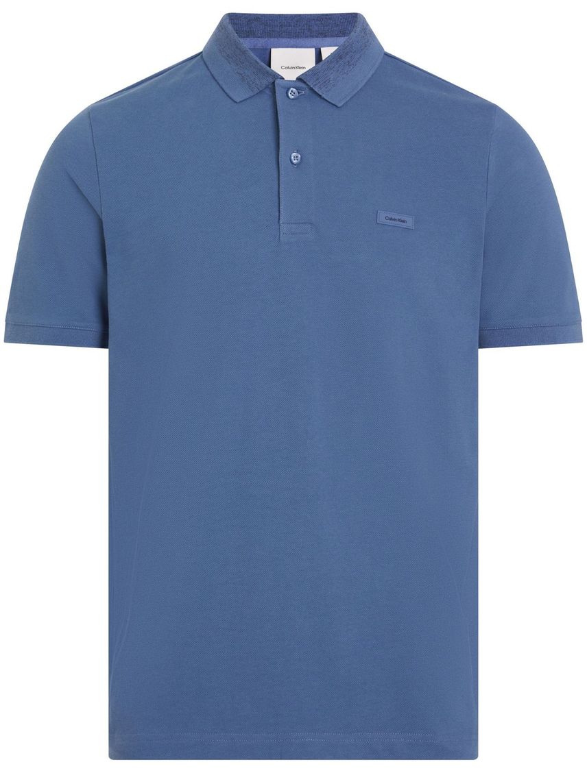 Polo azul elástico grinle