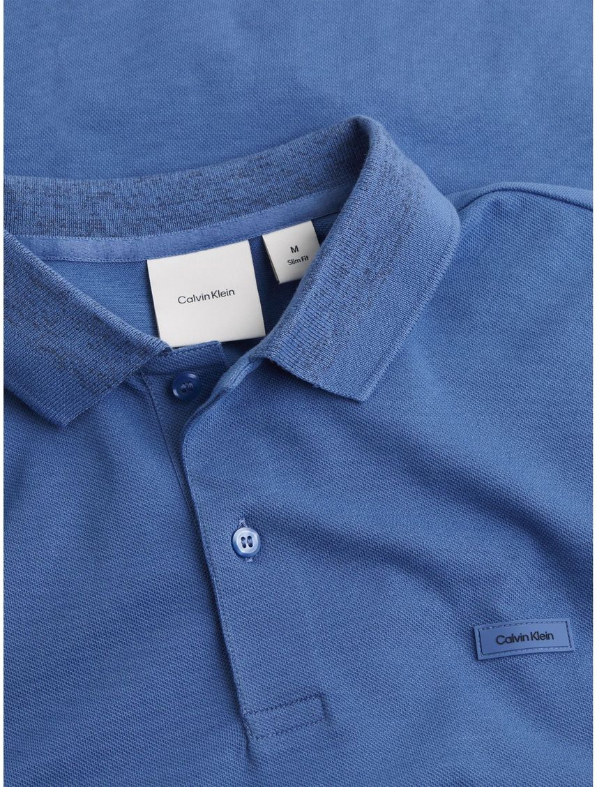 Polo azul elástico grinle
