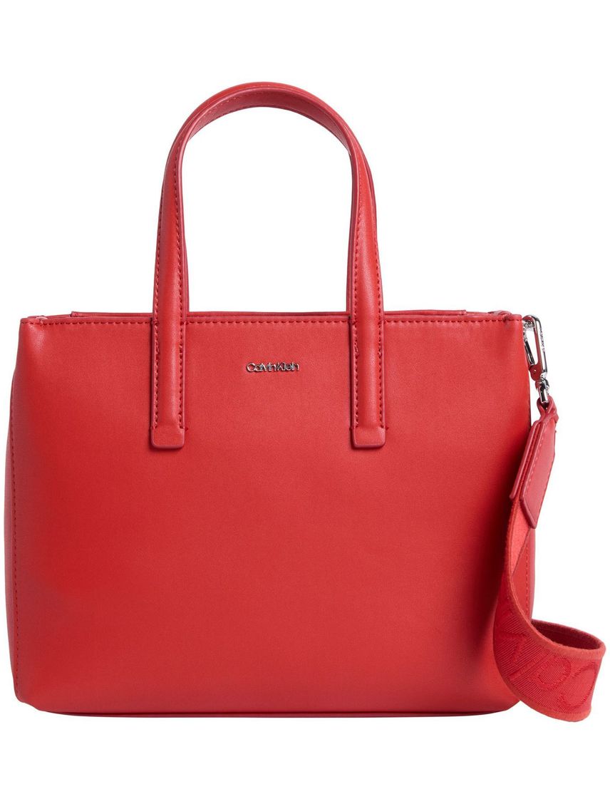 Bolso rojo tote pequeño