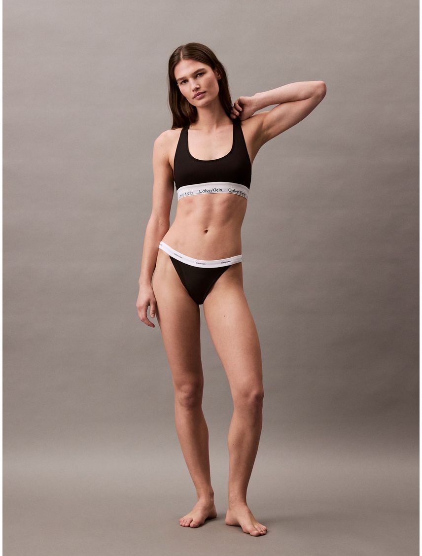 Pantys negro clásicas - Cotton Strech Rib