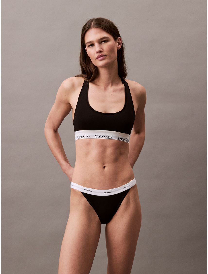Pantys negro clásicas - Cotton Strech Rib