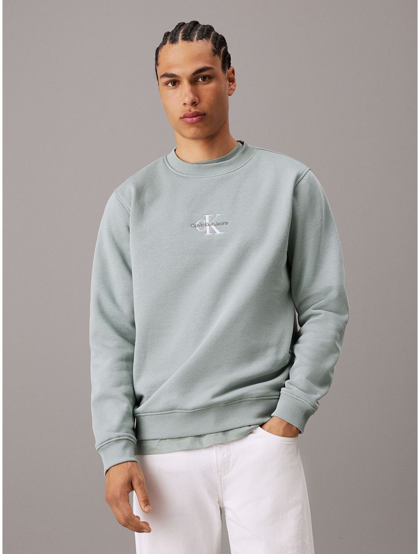 Saco Verde Con Monograma Para Hombre
