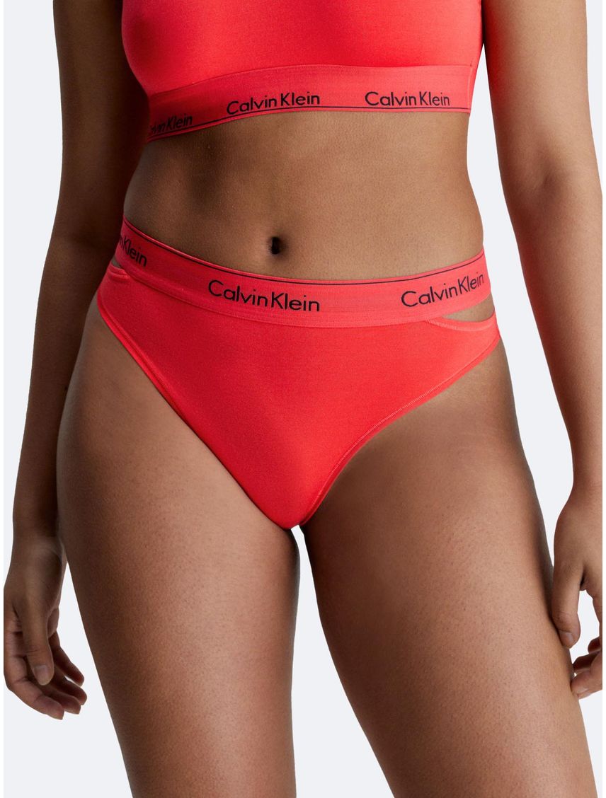 Pantie Tipo Bikini Con Cintura Alta - Ck Deconstructed