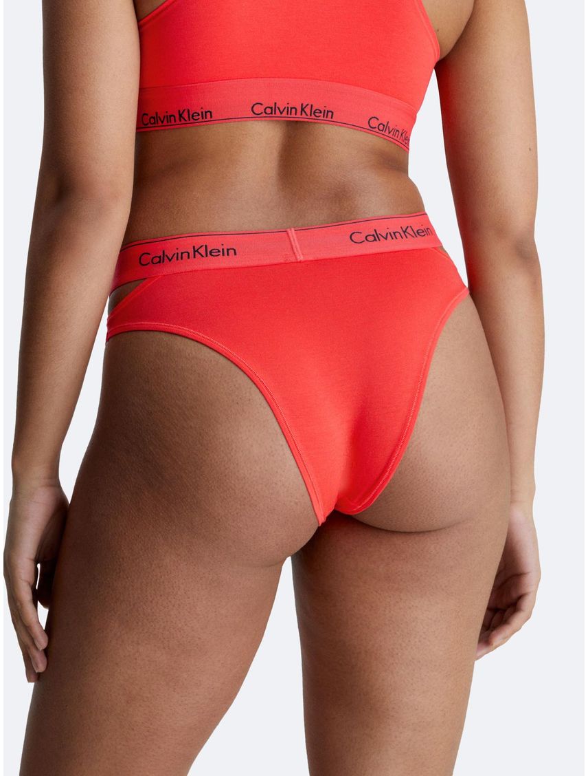 Pantie Tipo Bikini Con Cintura Alta - Ck Deconstructed
