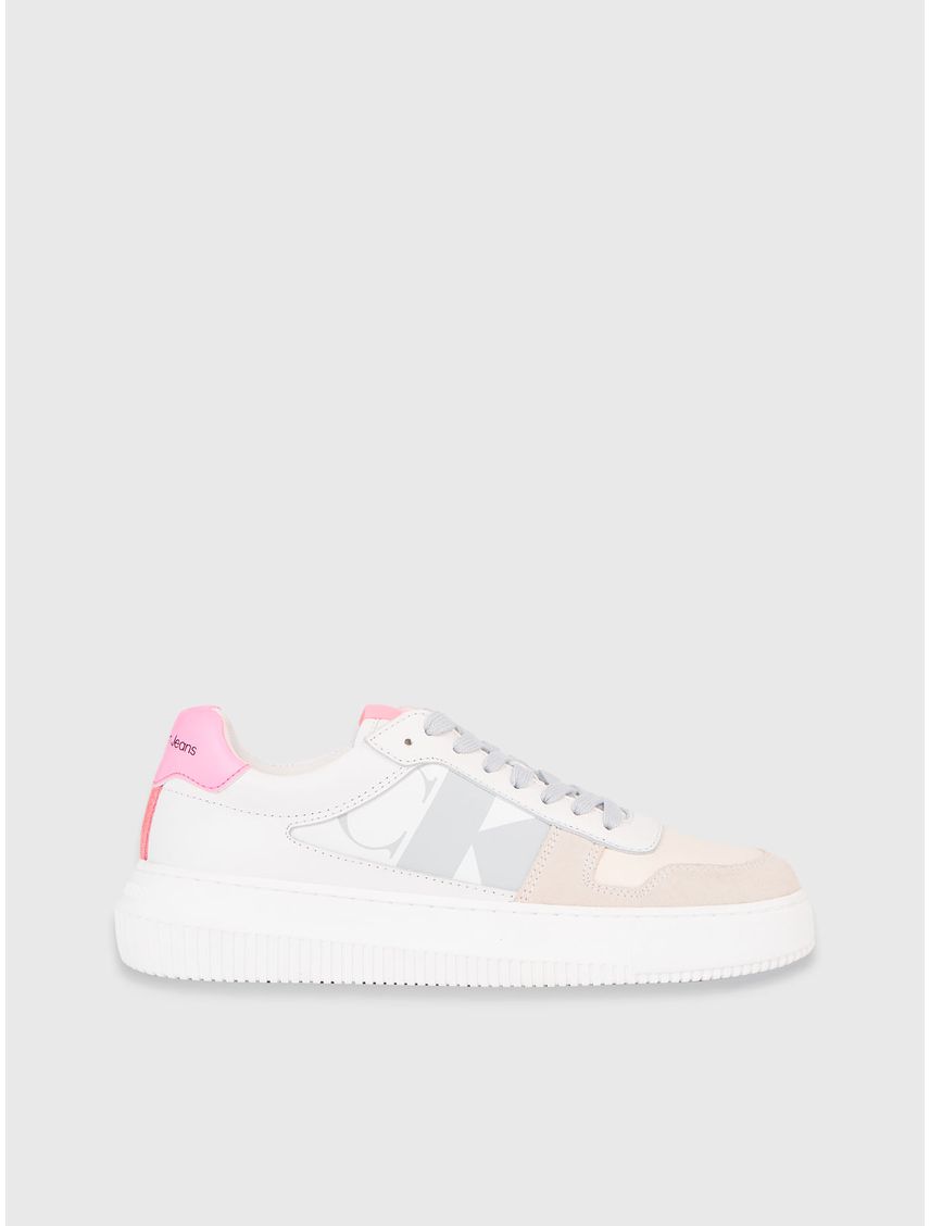 Zapatillas Blanco Deportivas Con Logo