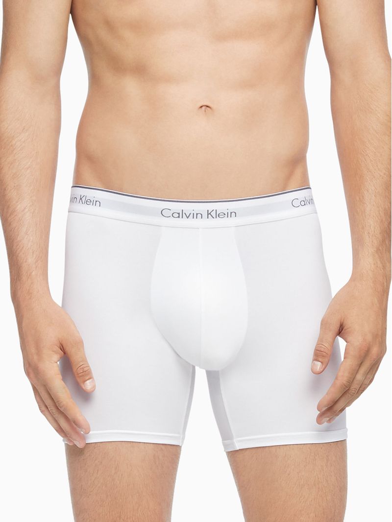 Boxer Piezas Blanco Microfibra Brief Hombre Calv